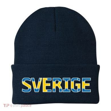 Sverige Sweden Flag Beanie