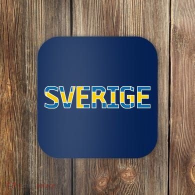 Sverige Sweden Flag Coaster