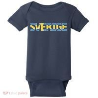Sverige Sweden Flag Baby Bodysuit thumb 0
