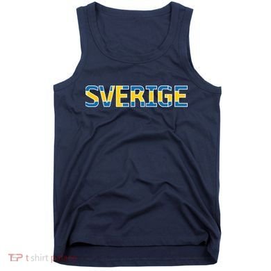 Sverige Sweden Flag Tank Top