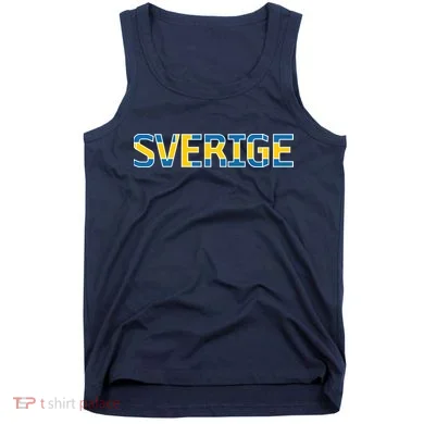 Sverige Sweden Flag Tank Top