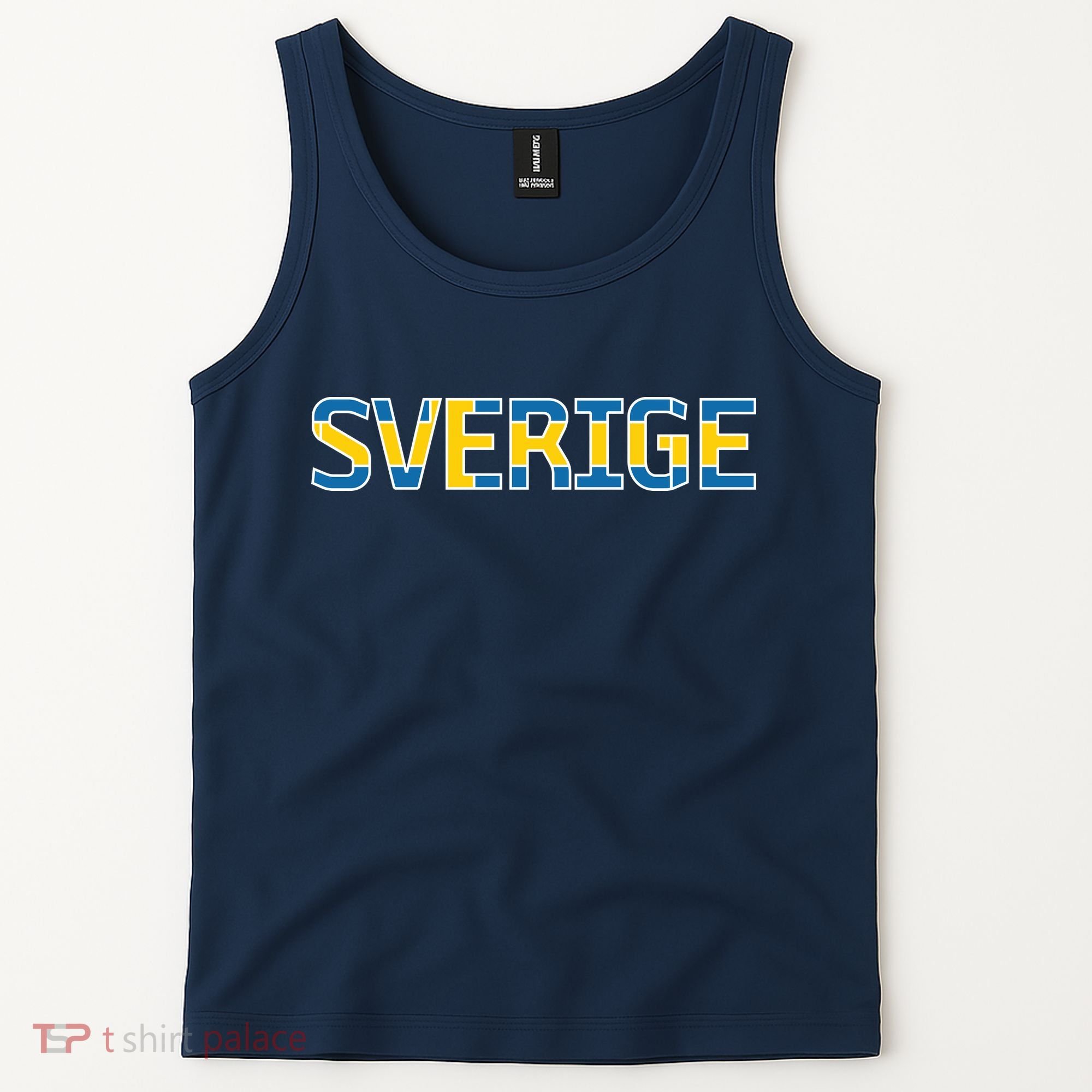 Sverige Sweden Flag Tank Top