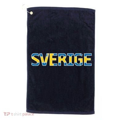 Sverige Sweden Flag Golf Towel
