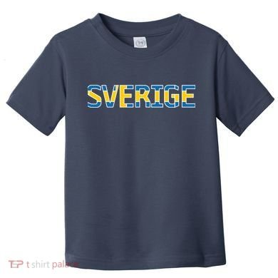 Sverige Sweden Flag Toddler T-Shirt