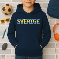Sverige Sweden Flag Kids Hoodie thumb 2