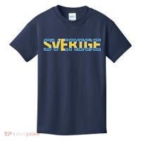 Sverige Sweden Flag Kids T-Shirt thumb 0