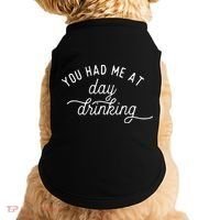 Summer Vacation Funny You Had Me At Day Drinking Doggie Tank thumb 0
