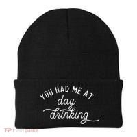 Summer Vacation Funny You Had Me At Day Drinking Beanie thumb 0