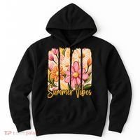 Summer Vibes Floral Beach Life Hoodie thumb 0