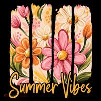 Summer Vibes Floral Beach Life Women's Hoodie thumb 2