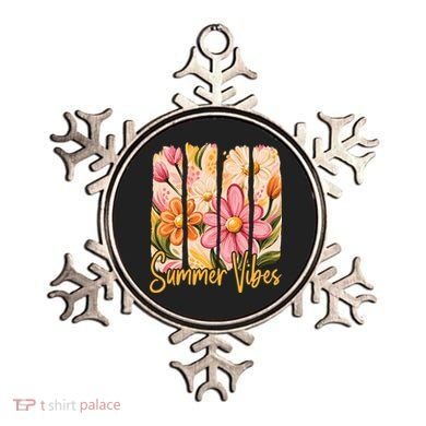 Summer Vibes Floral Beach Life Ornament