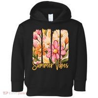 Summer Vibes Floral Beach Life Toddler Hoodie thumb 0