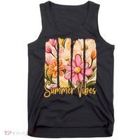 Summer Vibes Floral Beach Life Tank Top thumb 0