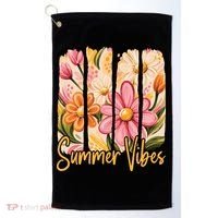Summer Vibes Floral Beach Life Golf Towel thumb 0
