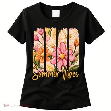 Summer Vibes Floral Beach Life Women's T-Shirt