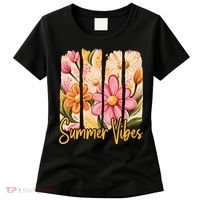 Summer Vibes Floral Beach Life Women's T-Shirt thumb 0