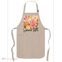Summer Vibes Floral Beach Life Apron thumb 0