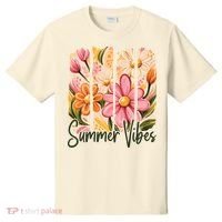 Summer Vibes Floral Beach Life T-Shirt thumb 0