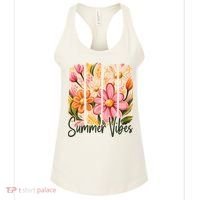 Summer Vibes Floral Beach Life Women's Tank Top thumb 0