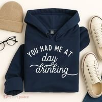 Summer Vacation Funny You Had Me At Day Drinking Hoodie thumb 4