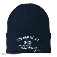 Summer Vacation Funny You Had Me At Day Drinking Beanie thumb 0