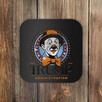 Smart Voter Funny Clown Car Anti Trump Administration Coaster thumb 0