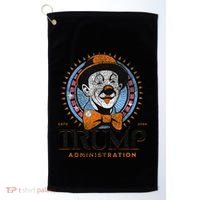 Smart Voter Funny Clown Car Anti Trump Administration Golf Towel thumb 0