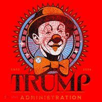 Smart Voter Funny Clown Car Anti Trump Administration Santa Hat thumb 1