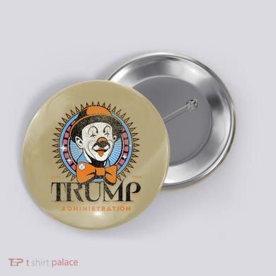 Smart Voter Funny Clown Car Anti Trump Administration Button