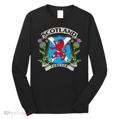 Scottish Vintage Flag Scotland Long Sleeve Shirt