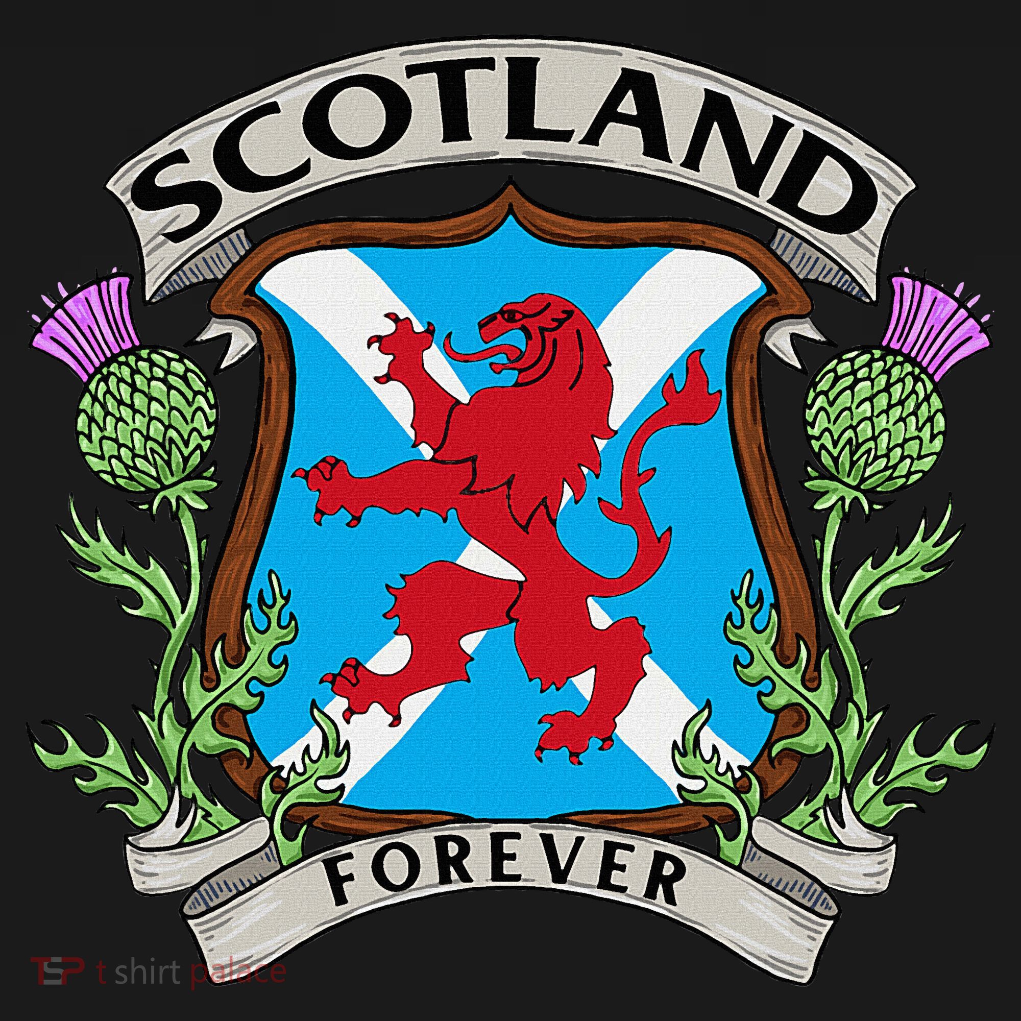 Scottish Vintage Flag Scotland T-Shirt