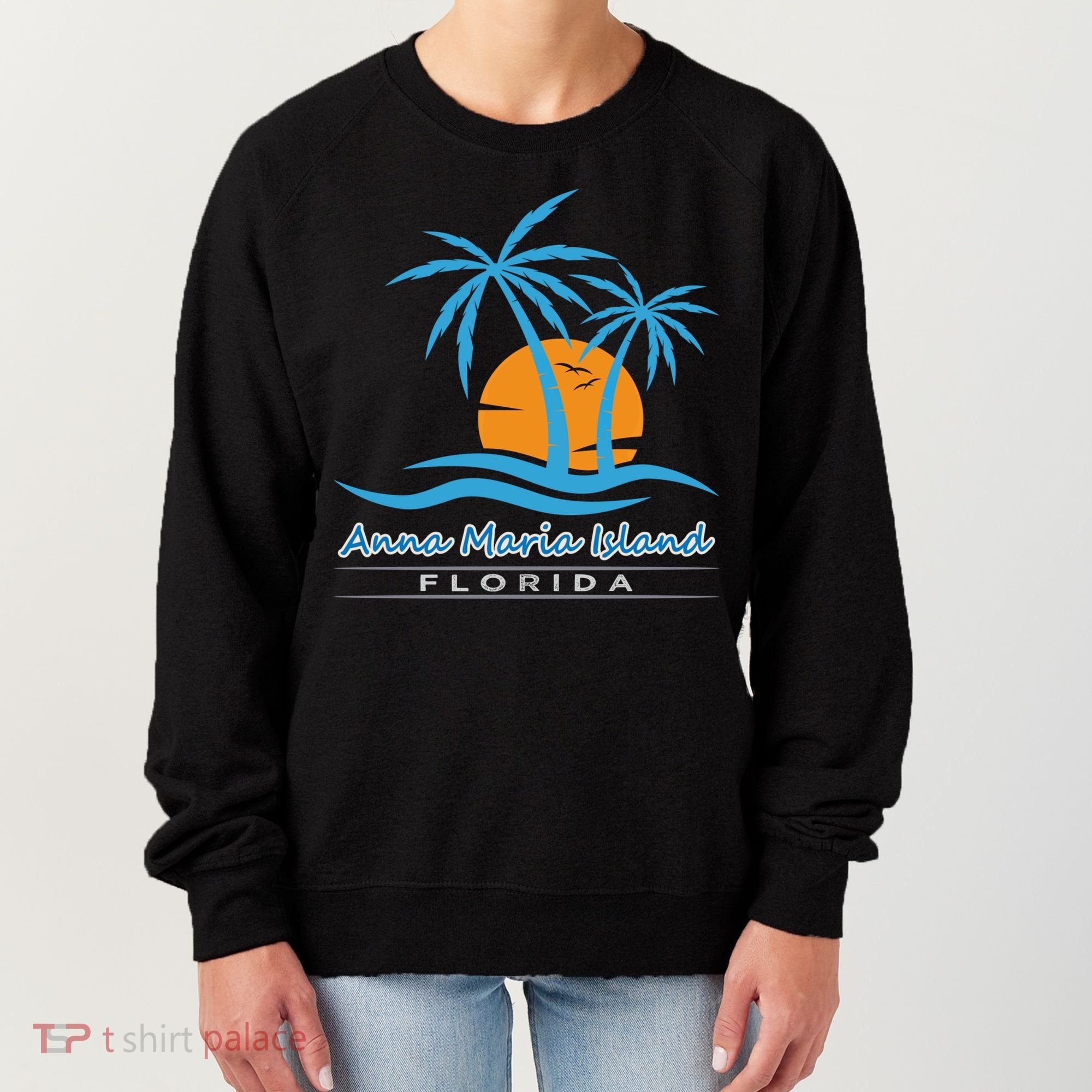 Summer Vacation Florida Anna Maria Island Beach Funny Gift Women's Sweatshirt