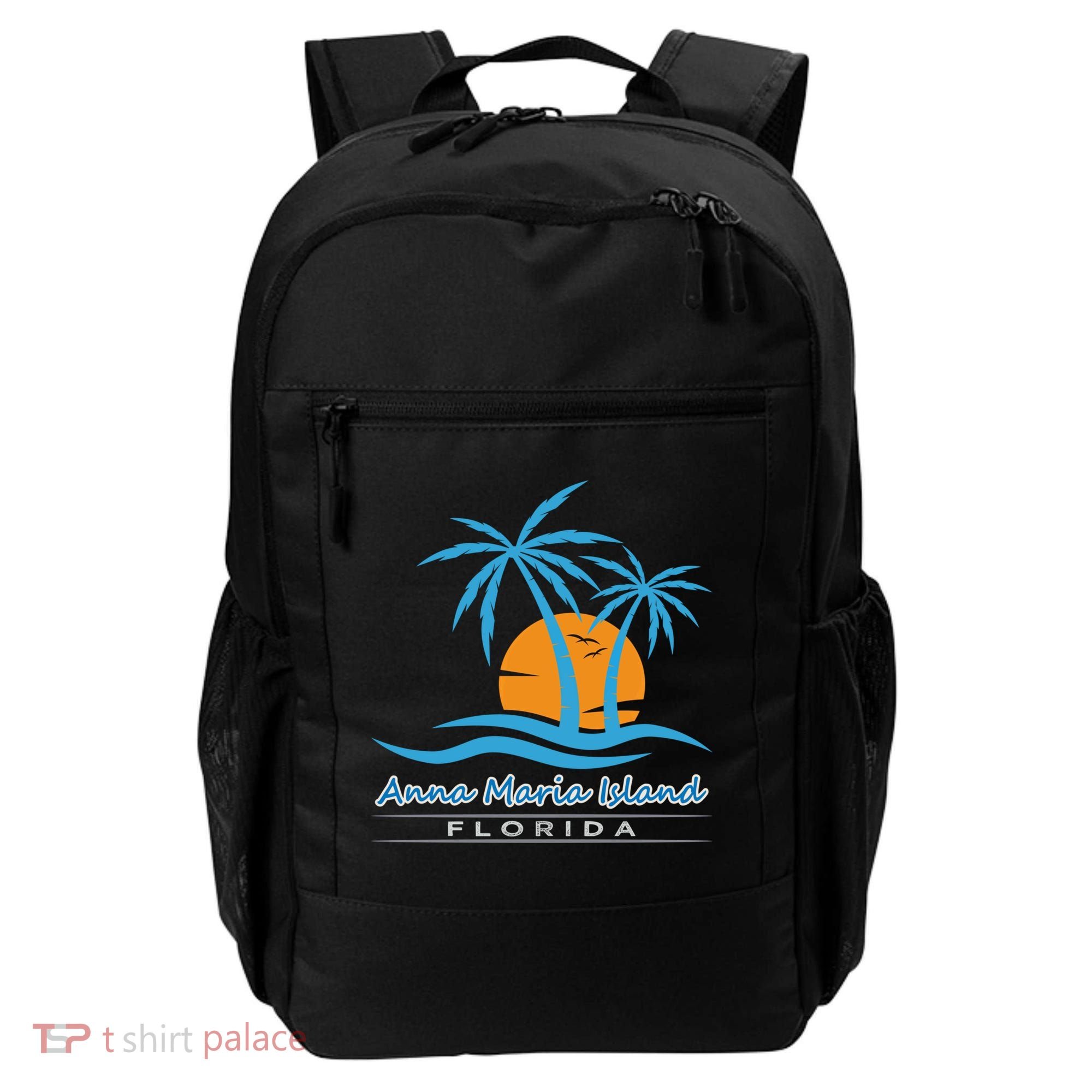 Summer Vacation Florida Anna Maria Island Beach Funny Gift Backpack