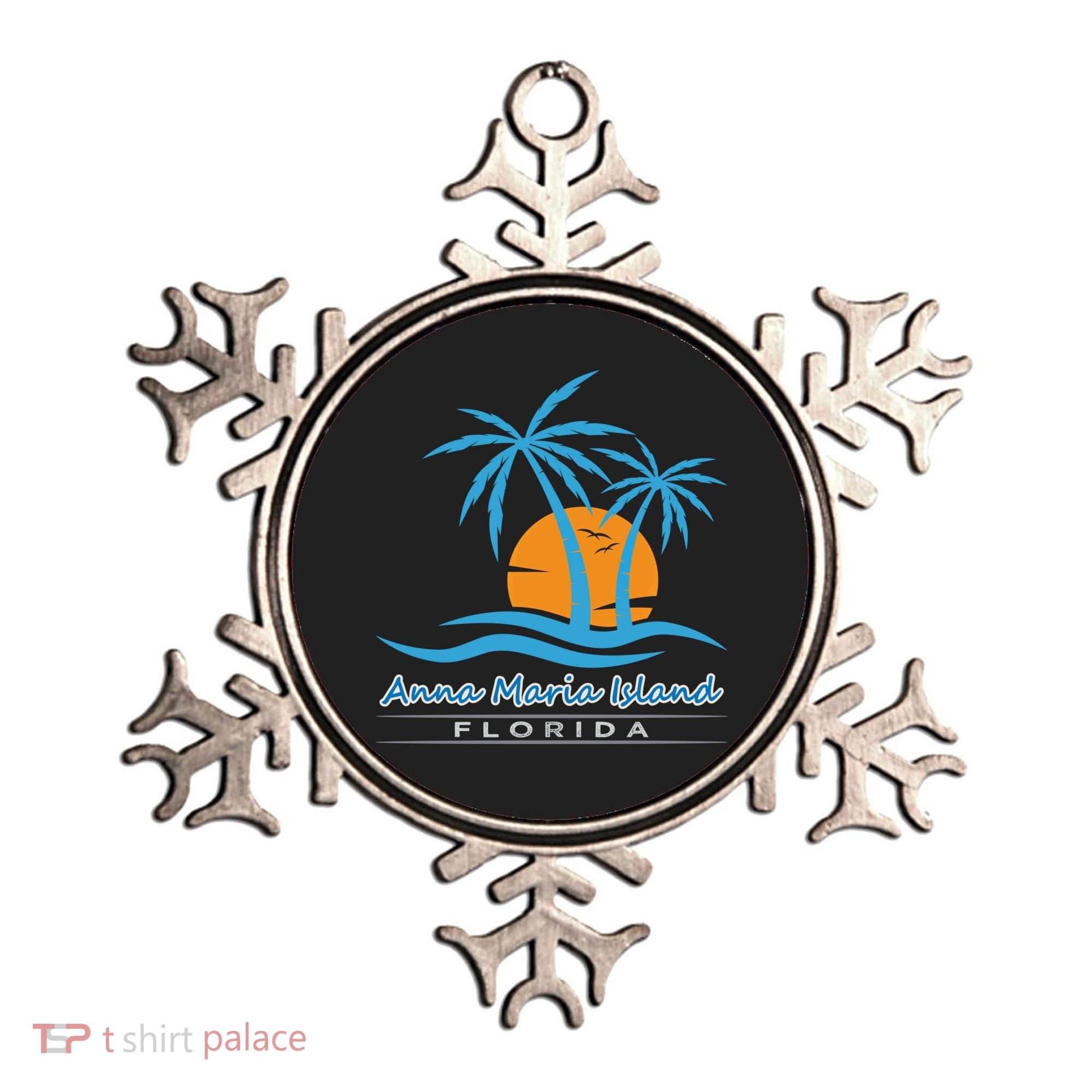 Summer Vacation Florida Anna Maria Island Beach Funny Gift Ornament