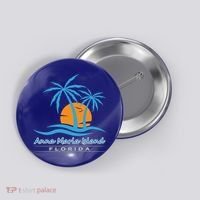Summer Vacation Florida Anna Maria Island Beach Funny Gift Button thumb 0