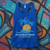 Summer Vacation Florida Anna Maria Island Beach Funny Gift Women's Tank Top thumb 3