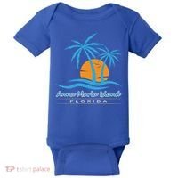 Summer Vacation Florida Anna Maria Island Beach Funny Gift Baby Bodysuit thumb 0