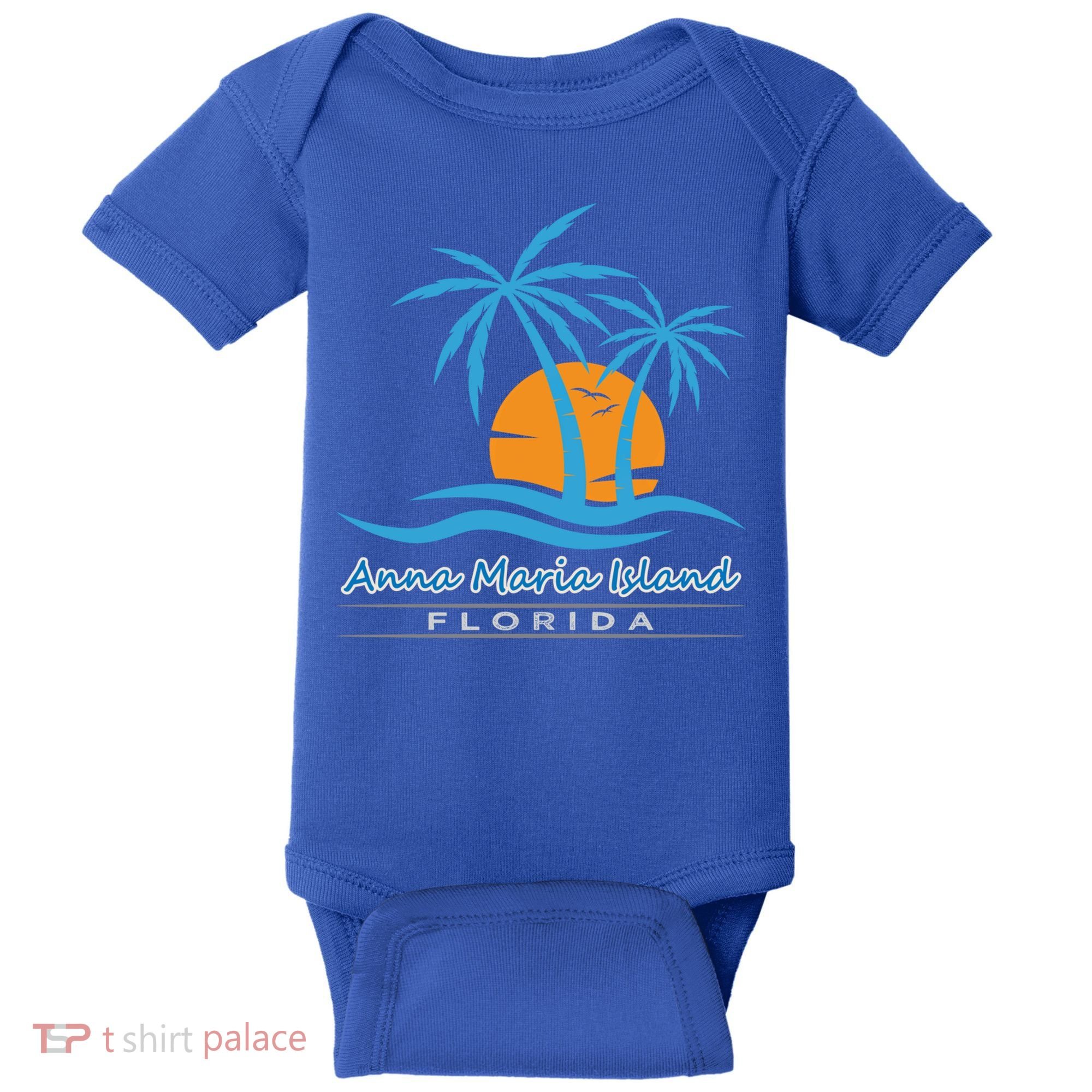 Summer Vacation Florida Anna Maria Island Beach Funny Gift Baby Bodysuit