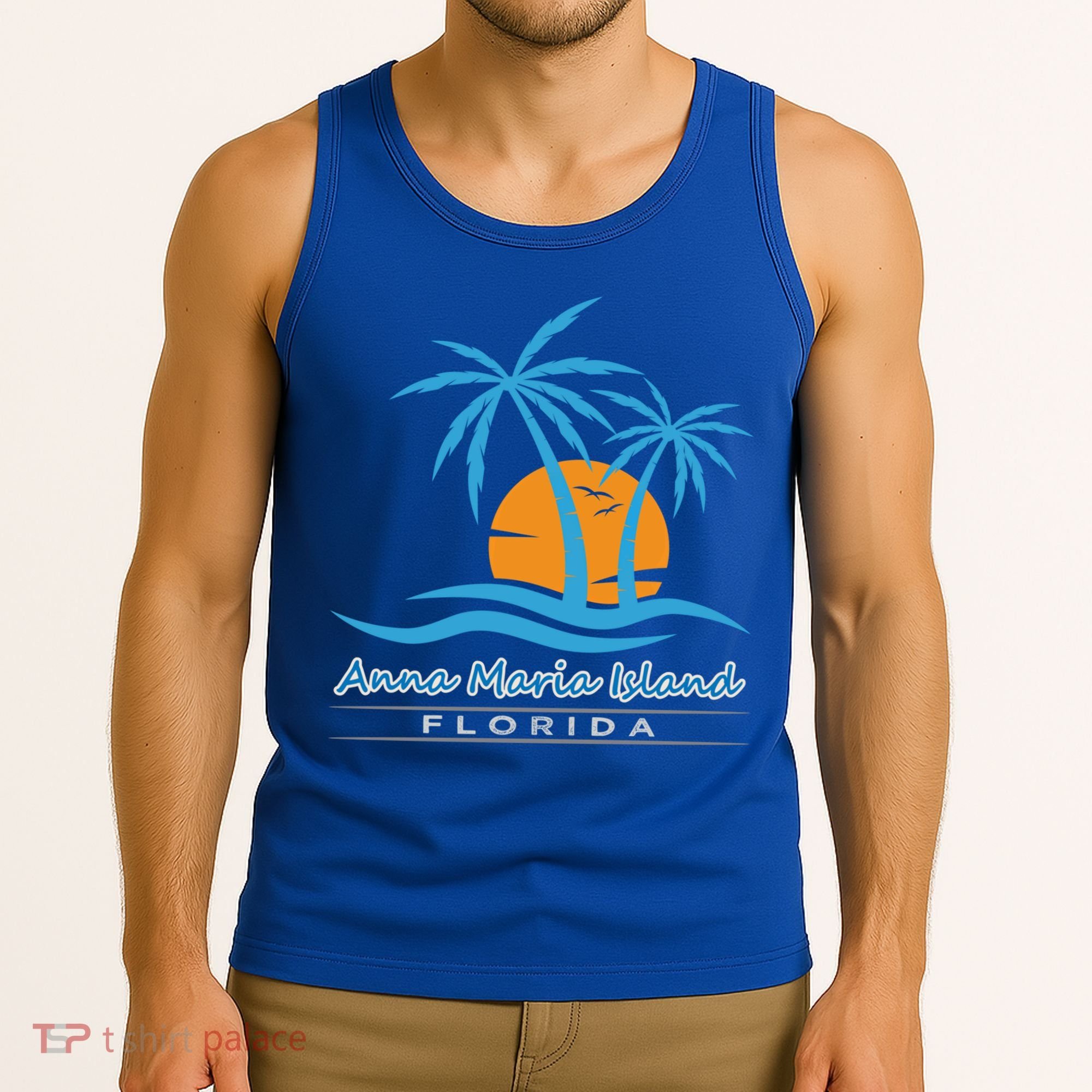 Summer Vacation Florida Anna Maria Island Beach Funny Gift Tank Top