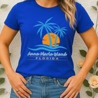 Summer Vacation Florida Anna Maria Island Beach Funny Gift Women's T-Shirt thumb 2