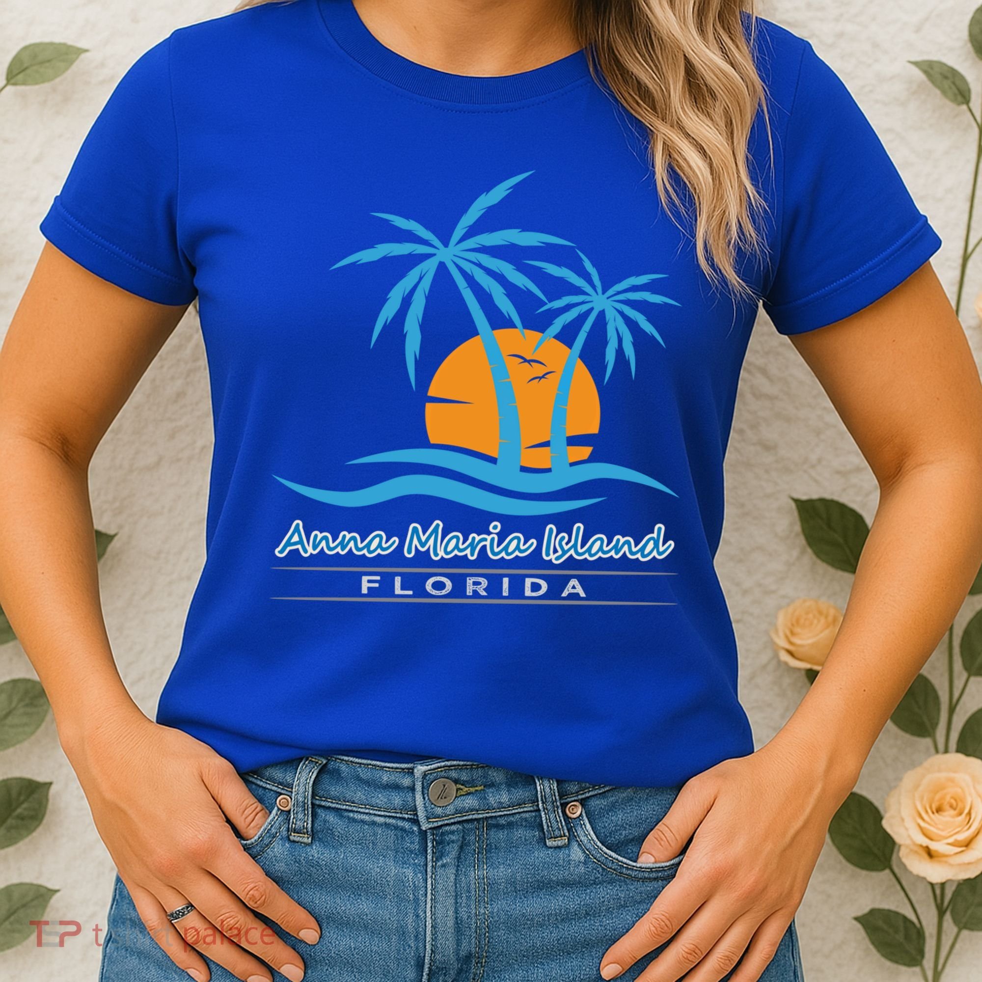 Summer Vacation Florida Anna Maria Island Beach Funny Gift Women's T-Shirt
