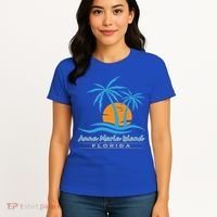 Summer Vacation Florida Anna Maria Island Beach Funny Gift Women's T-Shirt thumb 4