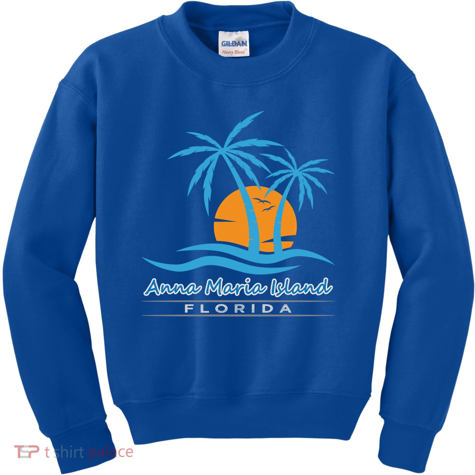 Summer Vacation Florida Anna Maria Island Beach Funny Gift Kids Sweatshirt