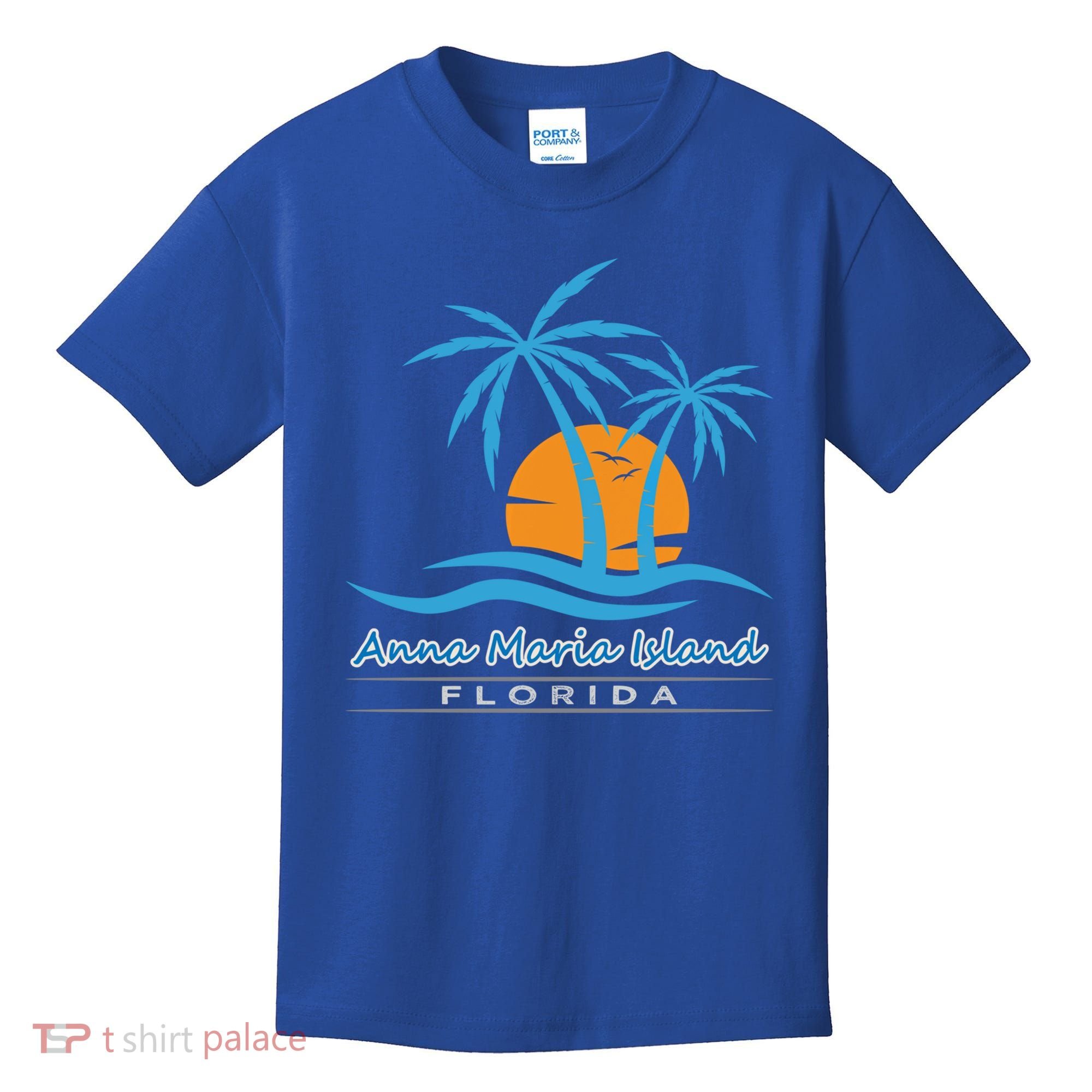 Summer Vacation Florida Anna Maria Island Beach Funny Gift Kids T-Shirt