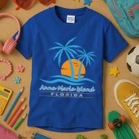 Summer Vacation Florida Anna Maria Island Beach Funny Gift Kids T-Shirt thumb 3