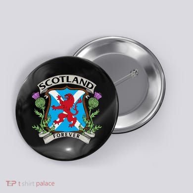 Scottish Vintage Flag Scotland Button