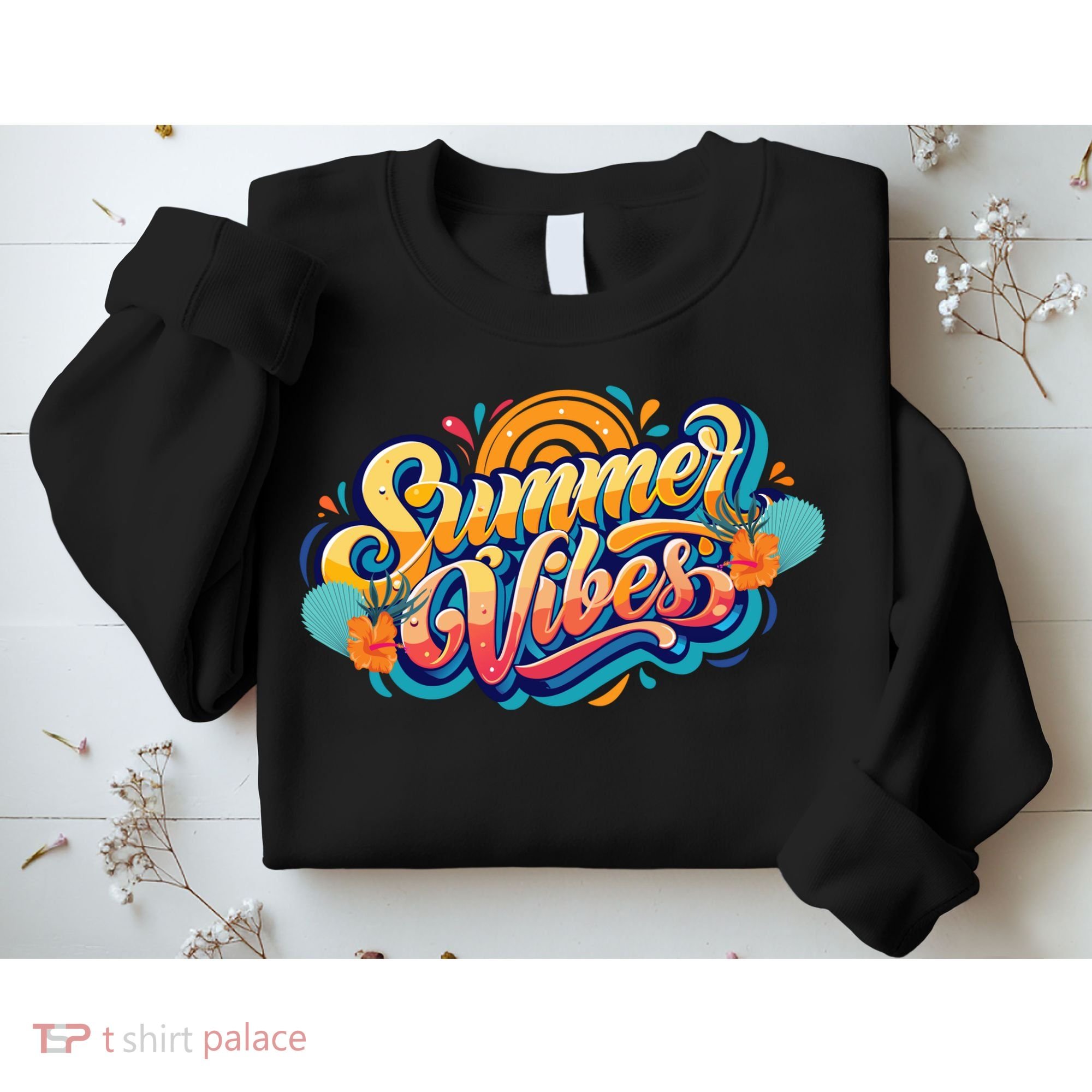 Summer Vibes Family Beach Summer Holiday Sweatshirt