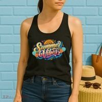 Summer Vibes Family Beach Summer Holiday Women's Tank Top thumb 2