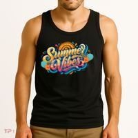 Summer Vibes Family Beach Summer Holiday Tank Top thumb 3