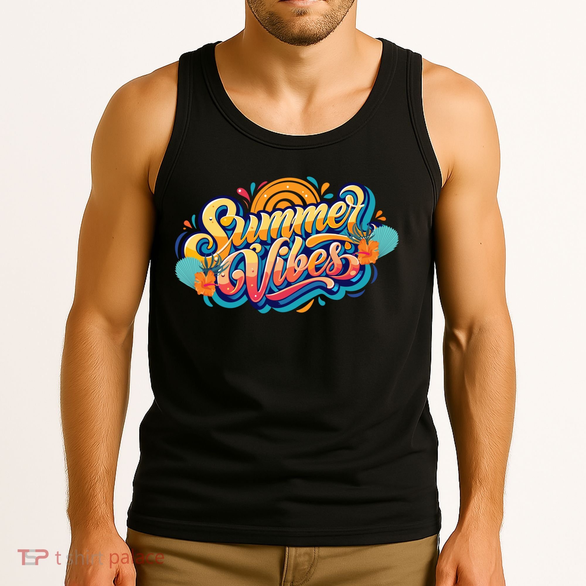 Summer Vibes Family Beach Summer Holiday Tank Top